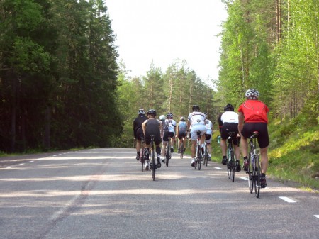 Triathlonläger i Stöten Sälen 2013 - Cykling