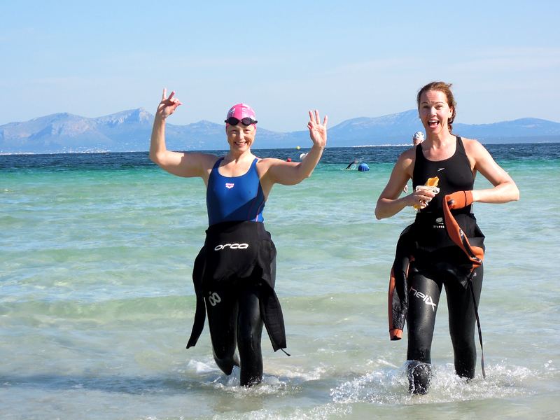 Triathlonläger Triathlon Camp Alcudia Mallorca - Open water-simning